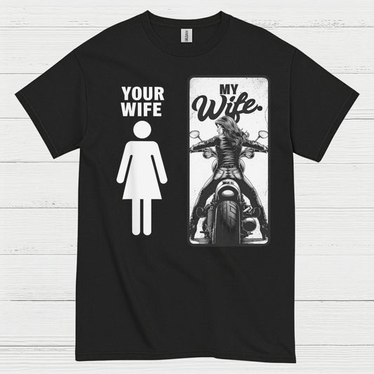 My Wife Motorcycle Humor T Shirt