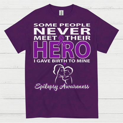 Never Meet Their Hero Epilepsy Mom T Shirt