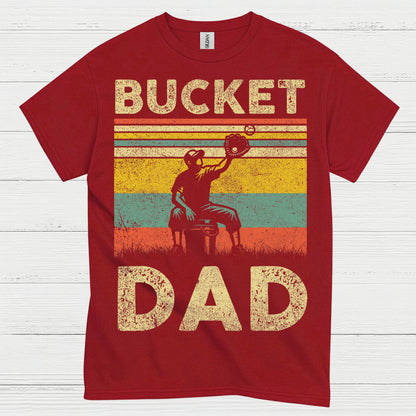 Bucket Dad Softball Catch T Shirt