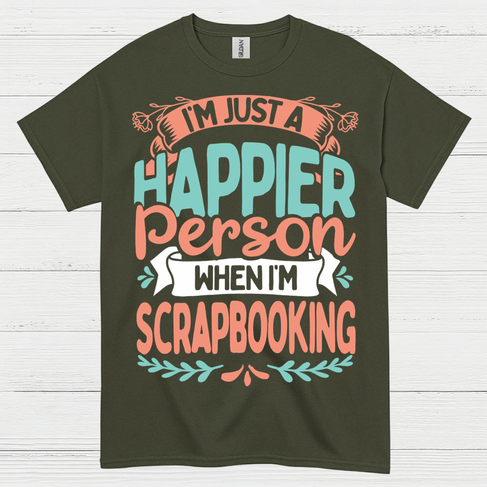 Happy Scrapbooking Lover Hobby Craft T Shirt