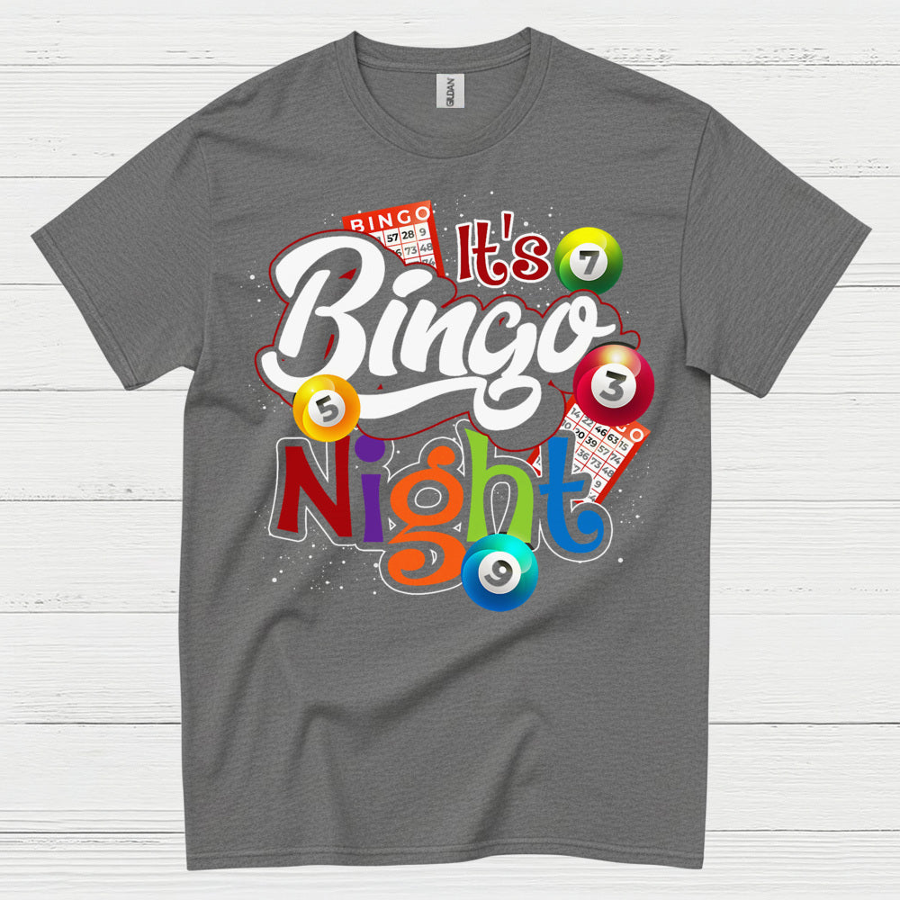 Bingo Night Colorful Graphic T Shirt
