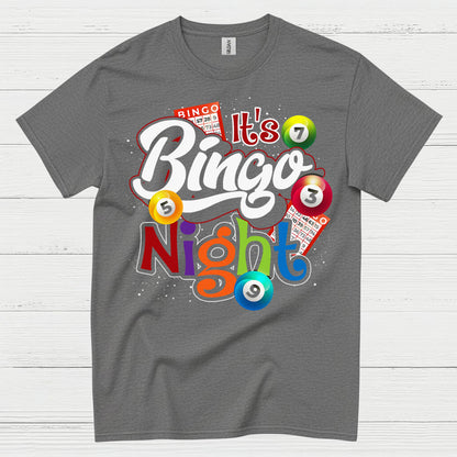 Bingo Night Colorful Graphic T Shirt