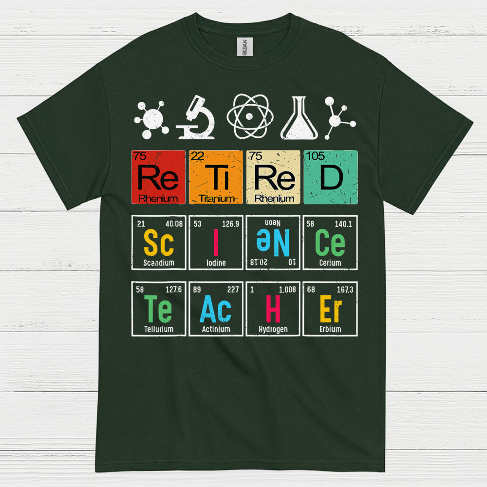 Science Teacher Retired T Shirt