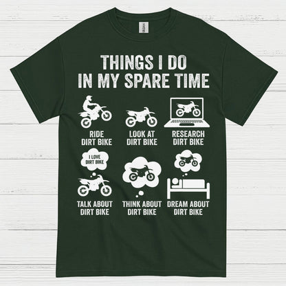 Things I Do In My Spare Time Dirt Bike T Shirt