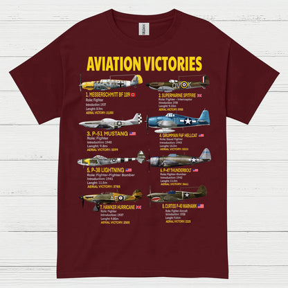 Aviation Victories WWII Fighter T Shirt