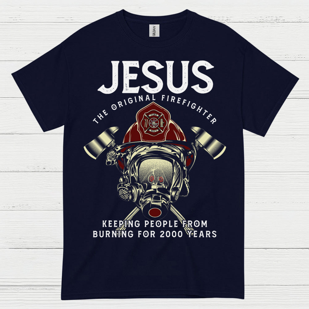 Jesus Saves Firefighters Serve T-Shirt