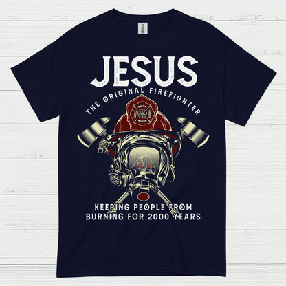 Jesus Saves Firefighters Serve T-Shirt