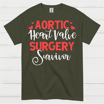 Aortic Heart Valve Surgery Survivor T Shirt