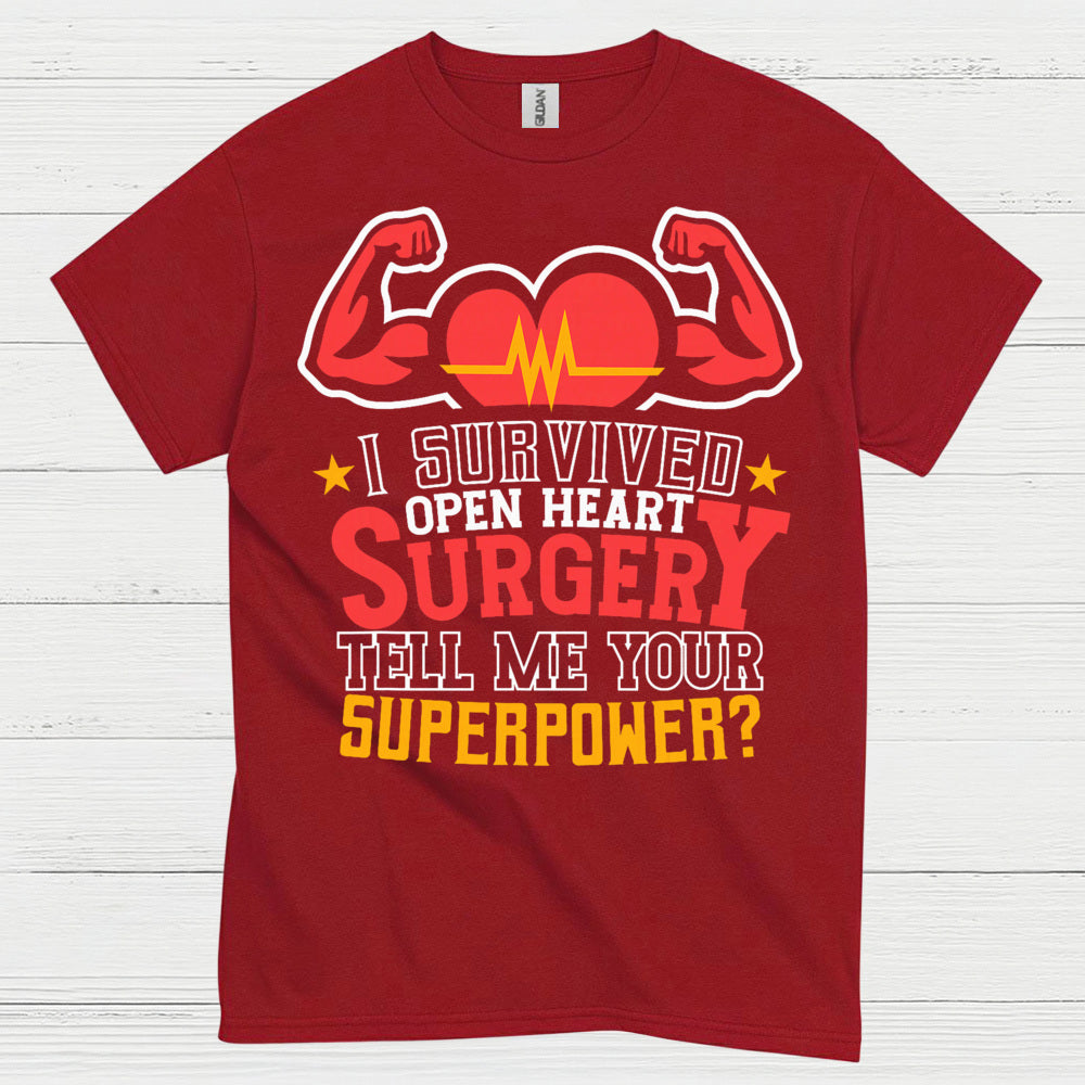 Open Heart Surgery Superpower T Shirt