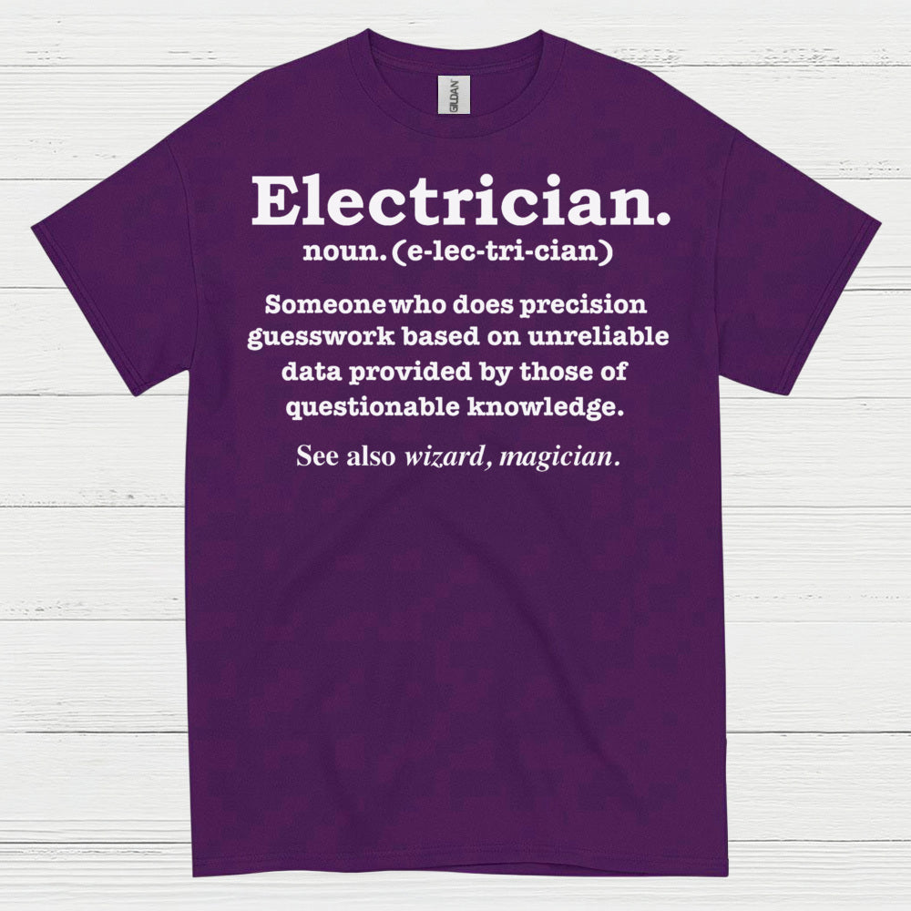 Electrician Definition Funny T Shirt
