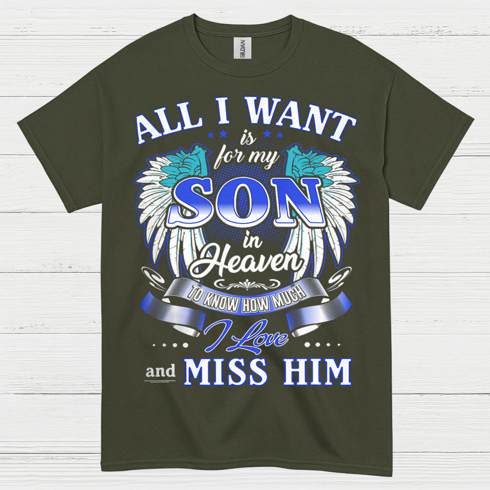 Son In Heaven Memorial T Shirt