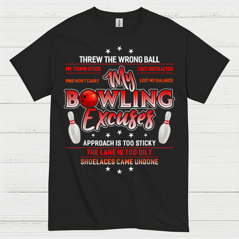 Bowling Spirit Minimal Artistic T Shirt