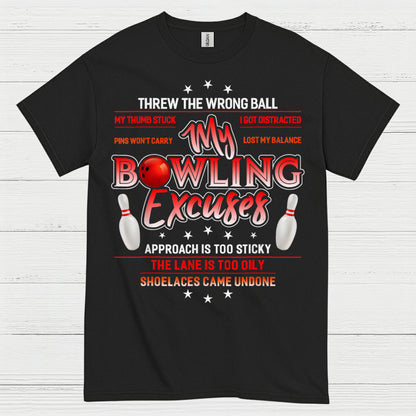 Bowling Spirit Minimal Artistic T Shirt