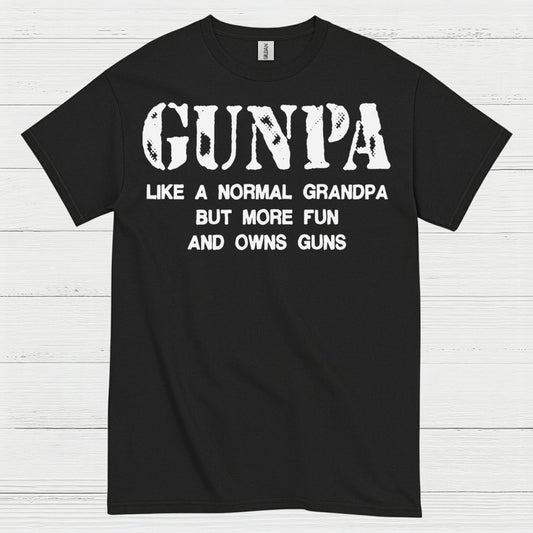 Gunpa Like A Normal Grandpa Funny T Shirt