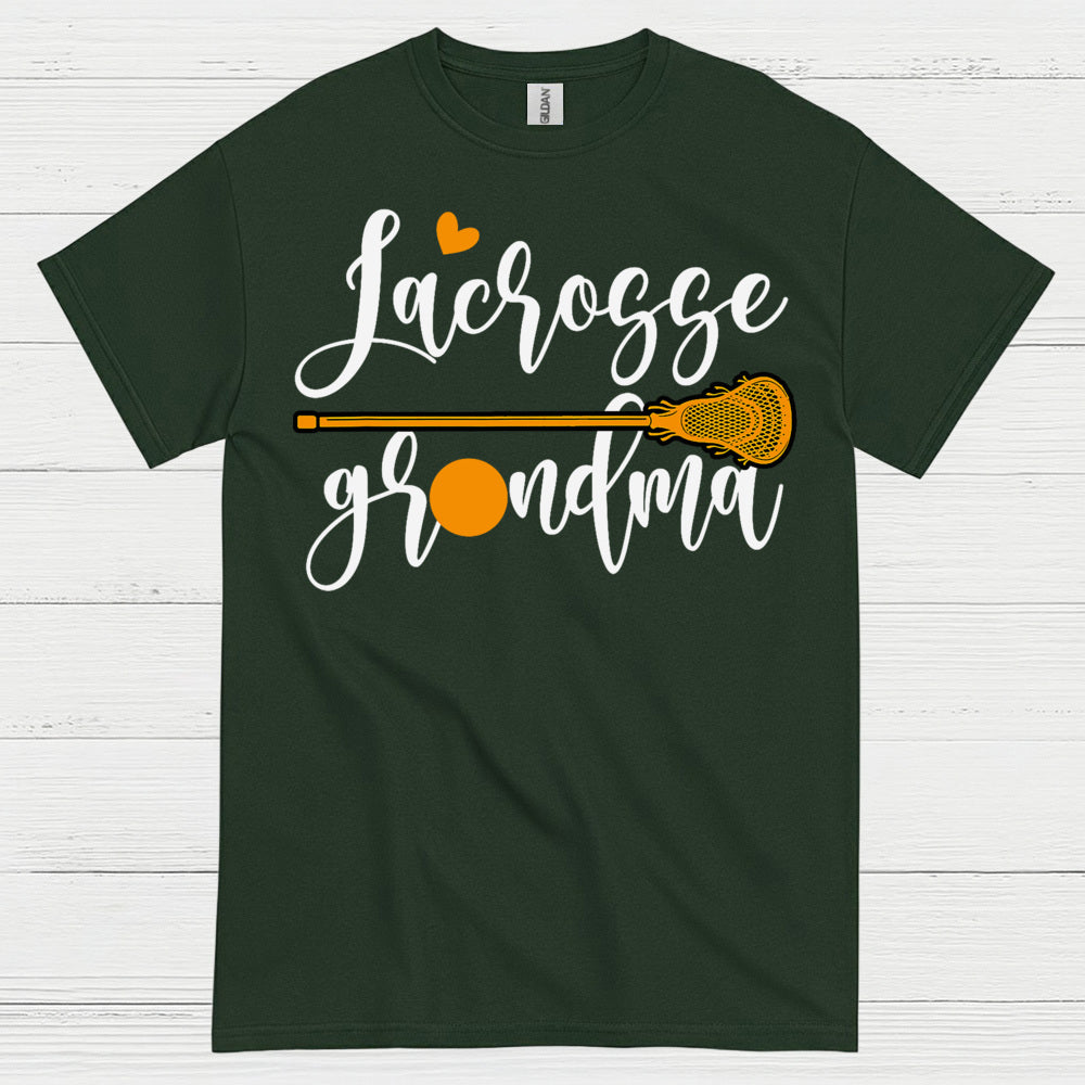 Lacrosse Grandma Heart Stick T Shirt