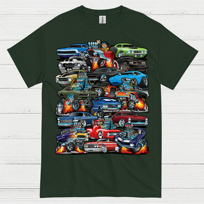 Classic Muscle Cars Collection T Shirt