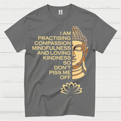 Practicing Compassion Mindfulness Quote T Shirt