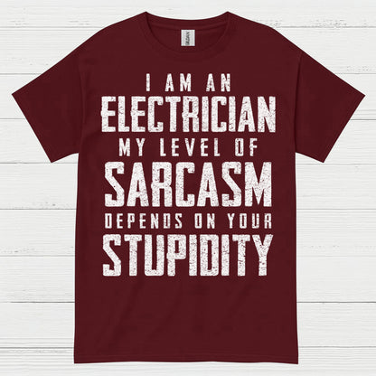 Electrician Sarcasm Level T Shirt