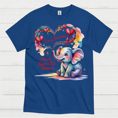 Proud Zipper Club Survivor T Shirt