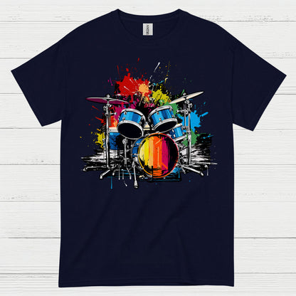 Color Splash Drums T Shirt