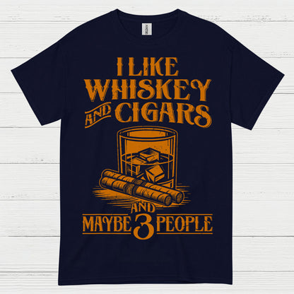 I Like Whiskey And Cigars T Shirt