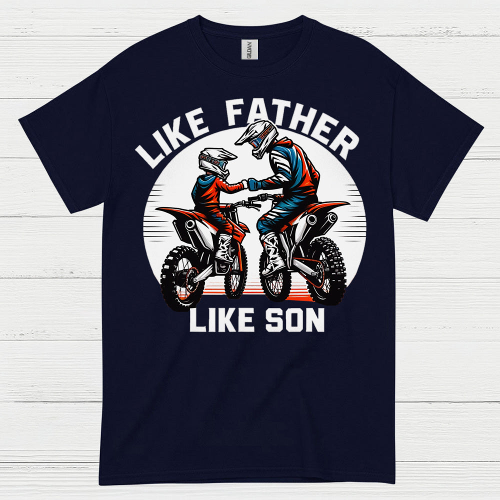 Like Father Like Son Dirt Bike T Shirt