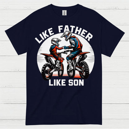 Like Father Like Son Dirt Bike T Shirt