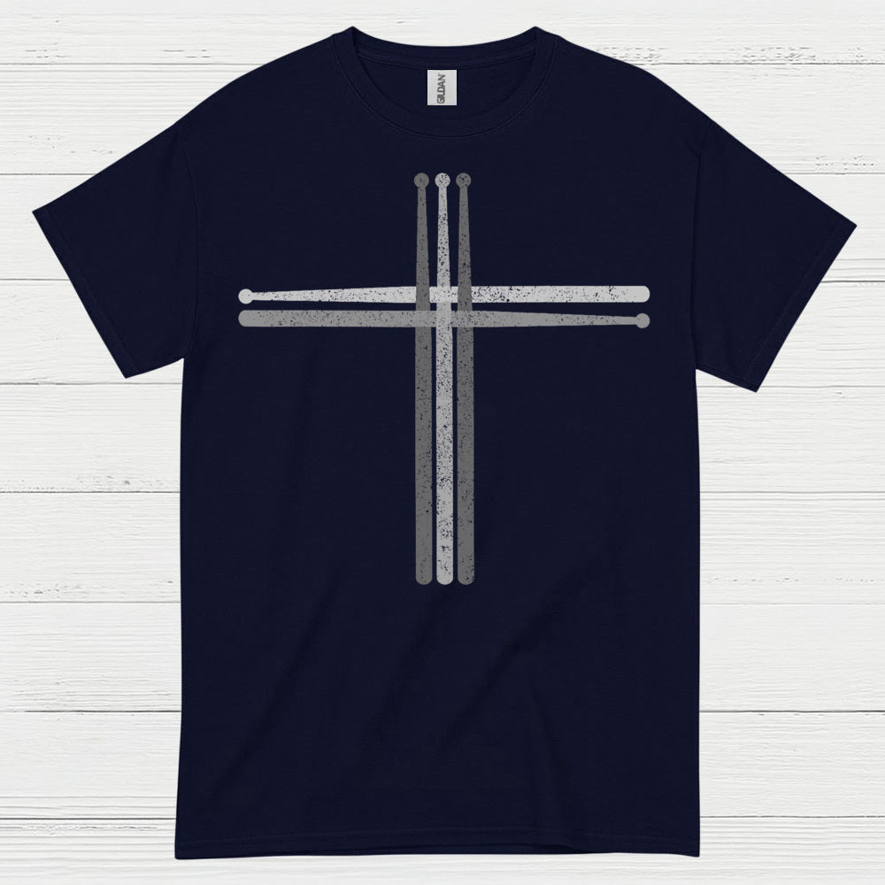 Cross Drum Sticks T Shirt