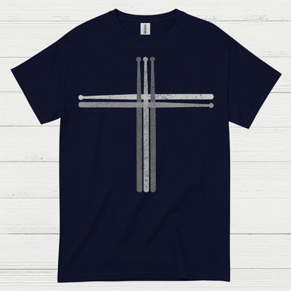 Cross Drum Sticks T Shirt