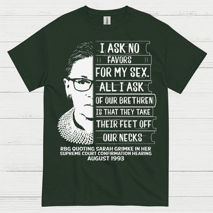 I Ask No Favors For My Sex Quote T Shirt
