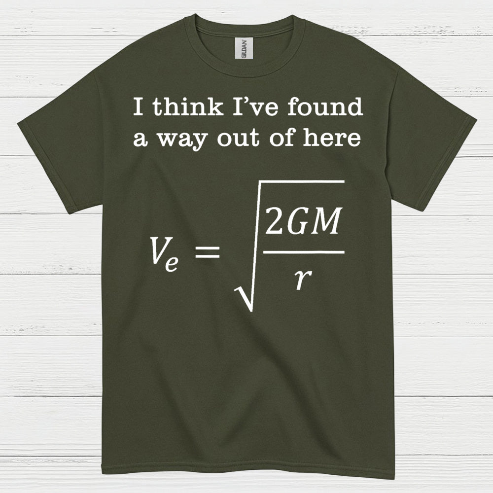Escape Velocity Physics T Shirt