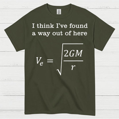Escape Velocity Physics T Shirt