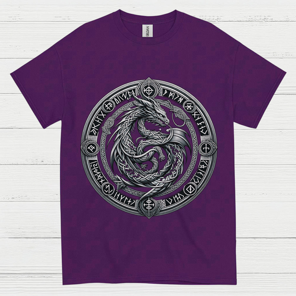 Celtic Dragon Circle T Shirt