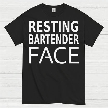 Resting Bartender Face Humor T Shirt