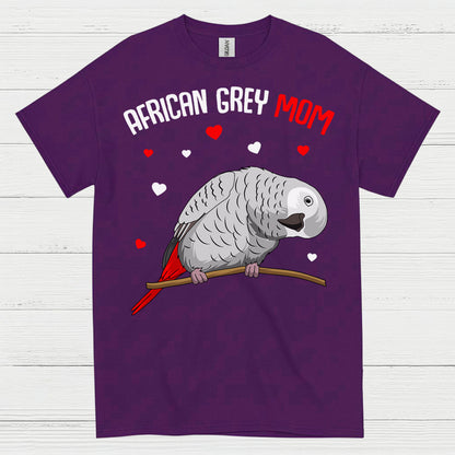 African Grey Mom T Shirt