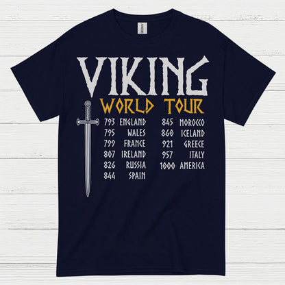 Viking World Tour History T Shirt