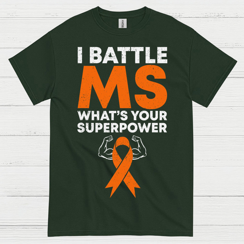 Battle Multiple Sclerosis Superpower T Shirt