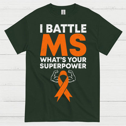 Battle Multiple Sclerosis Superpower T Shirt