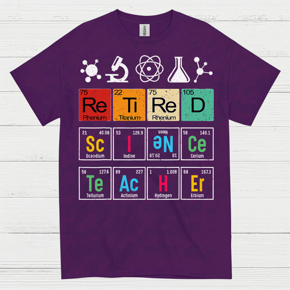 Science Teacher Retired T Shirt