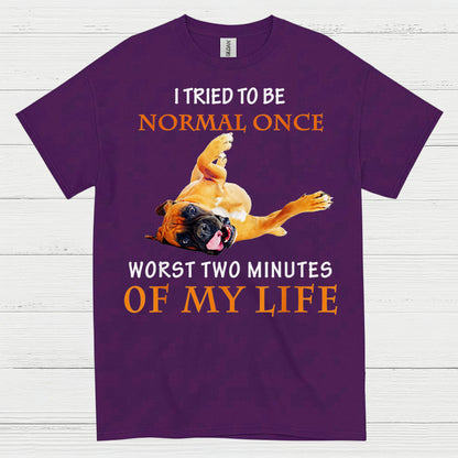 Worst Two Minutes Boxer T Shirt