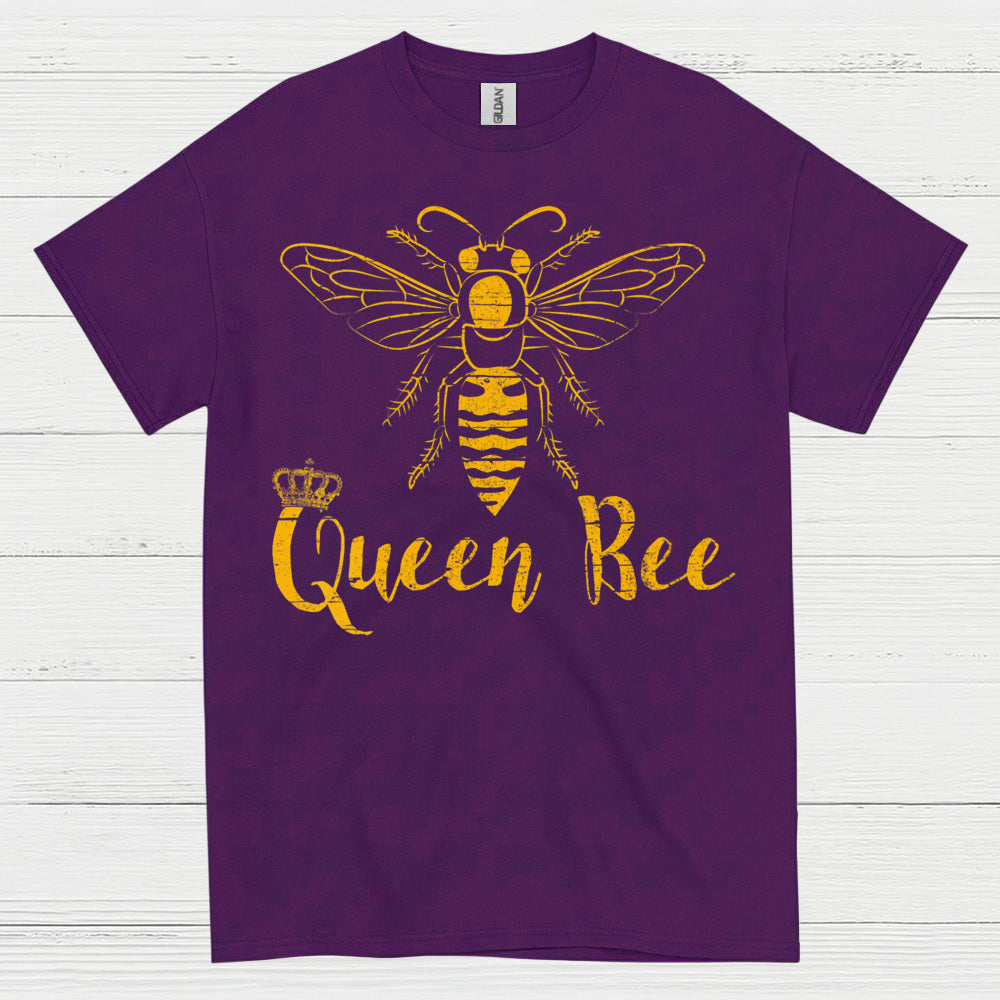 Queen Bee Vintage Bee Lover T Shirt