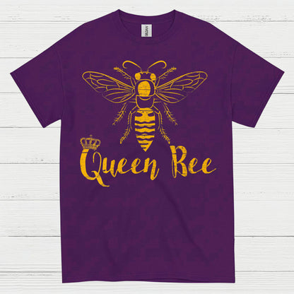 Queen Bee Vintage Bee Lover T Shirt
