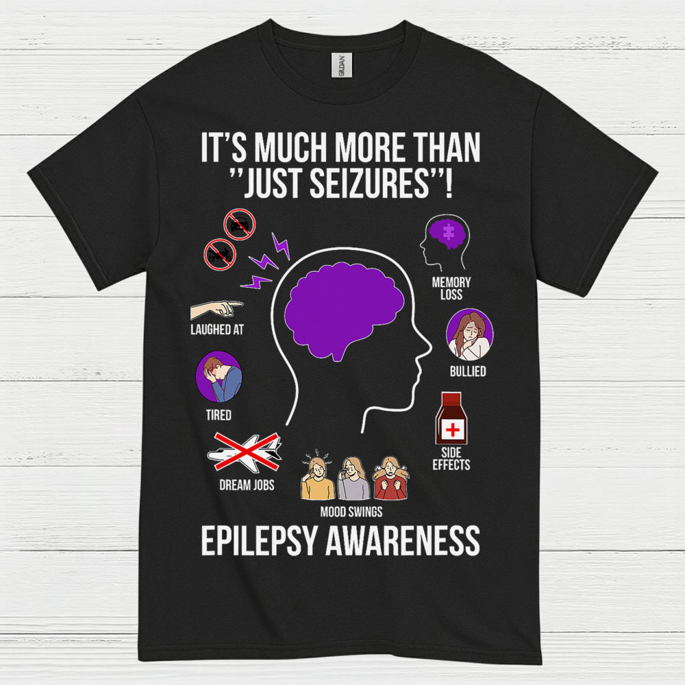 More Than Seizures Epilepsy Awareness T Shirt