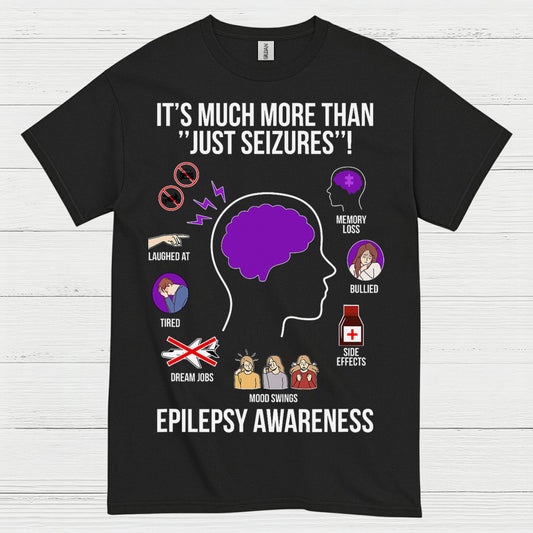 More Than Seizures Epilepsy Awareness T Shirt