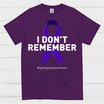 I Dont Remember Epilepsy Awareness T Shirt