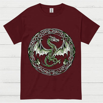 Celtic Green Dragon T Shirt