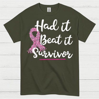 Had It Beat It Survivor Breast Cancer T Shirt
