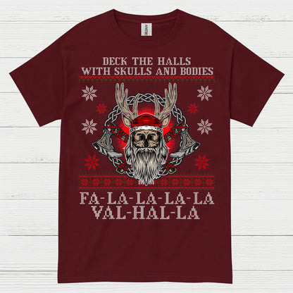 Valhalla Viking Christmas T Shirt