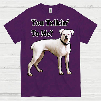 You Talkin To Me Boxer T Shirt