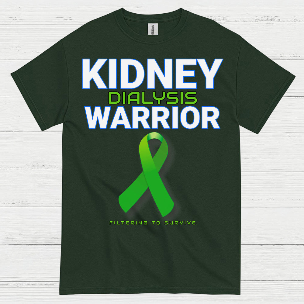 Kidney Dialysis Warrior Strength Awareness T Shirt